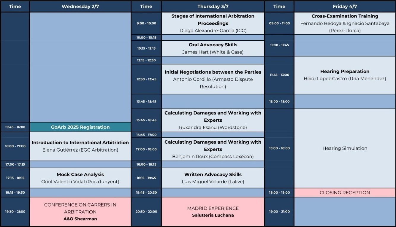 schedule